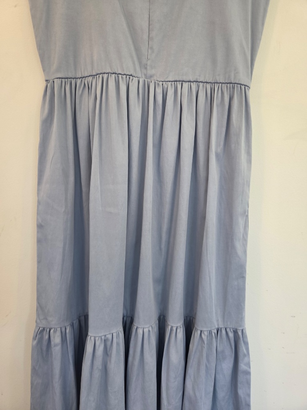 NWT Smash & Tess Maise midi dress M tiered sky blue sleeveless cottage core - Picture 8 of 11